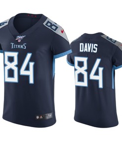 Tennessee Titans Corey Davis Navy 100th Season Vapor Elite Jersey - Robokeg