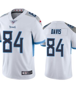 Tennessee Titans Corey Davis White 100th Season Vapor Limited Jersey - Robokeg