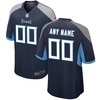 Tennessee Titans Custom Game Jersey Navy Custom Jerseys Nfl - Robokeg