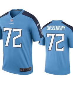 Tennessee Titans David Quessenberry Light Blue Color Rush Legend Jersey - Mens - Robokeg