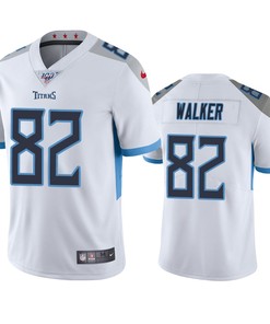 Tennessee Titans Delanie Walker White 100th Season Vapor Limited Jersey - Robokeg