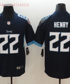 Tennessee Titans Derrick Henry #22 2020 Nfl Blue Jersey Jersey - Robokeg