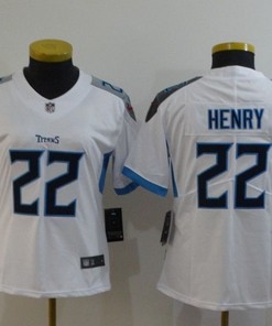 Tennessee Titans Derrick Henry #22 Nfl 2020 White Womens Jersey - Robokeg