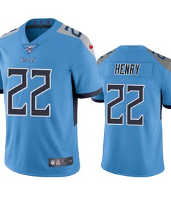 Tennessee Titans Derrick Henry Light Blue 100th Season Vapor Limited Jersey - Robokeg