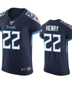 Tennessee Titans Derrick Henry Navy 100th Season Vapor Elite Jersey - Robokeg