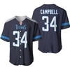Tennessee Titans Earl Campbell #34 Great Player Nfl American Football Team New Game Navy 2019 3d Designed Allover Gift For Titans Fans Baseball Jersey - Robokeg