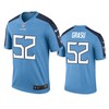 Tennessee Titans Hronis Grasu Light Blue Color Rush Legend Jersey - Mens - Robokeg