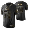 Tennessee Titans Isaiah Wilson 79 2021 Nfl Golden Brandedition Black Jersey Gift For Titans Fans - Robokeg
