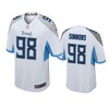 Tennessee Titans Jeffery Simmons 2019 Nfl Draft White Game Jersey - Robokeg
