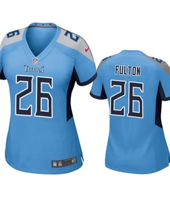 Tennessee Titans Kristian Fulton Light Blue 2020 Nfl Draft Game Jersey - Robokeg
