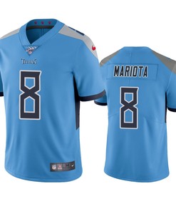 Tennessee Titans Marcus Mariota Light Blue 100th Season Vapor Limited Jersey - Robokeg