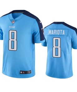 Tennessee Titans Marcus Mariota Light Blue Nike Color Rush Limited Jersey - Robokeg