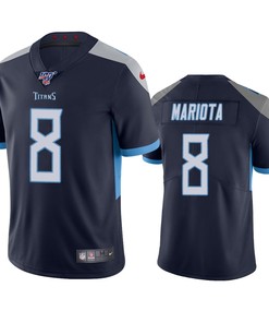 Tennessee Titans Marcus Mariota Navy 100th Season Vapor Limited Jersey - Robokeg