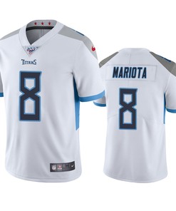 Tennessee Titans Marcus Mariota White 100th Season Vapor Limited Jersey - Robokeg