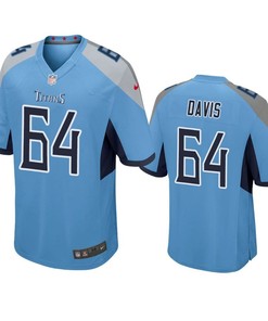 Tennessee Titans Nate Davis 2019 Nfl Draft Light Blue Game Jersey - Robokeg