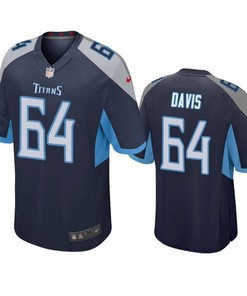 Tennessee Titans Nate Davis 2019 Nfl Draft Navy Game Jersey - Robokeg
