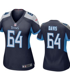 Tennessee Titans Nate Davis 2019 Nfl Draft Navy Game Womens Jersey - Robokeg