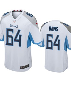 Tennessee Titans Nate Davis 2019 Nfl Draft White Game Jersey - Robokeg