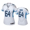 Tennessee Titans Nate Davis 2019 Nfl Draft White Game Womens Jersey - Robokeg