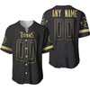 Tennessee Titans Nfl America Football Team Logo Black Golden Brandedition 3d Designed Allover Custom Gift For Titans Fans Baseball Jersey - Robokeg