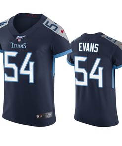 Tennessee Titans Rashaan Evans Navy 100th Season Vapor Elite Jersey - Robokeg