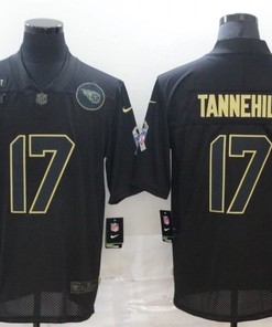 Tennessee Titans Ryan Tannehill #17 Nfl 2020 Black Jersey - Robokeg