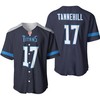 Tennessee Titans Ryan Tannehill #17 Nfl America Football Team Logo New Game Navy 2019 3d Designed Allover Gift For Titans Fans Baseball Jersey - Robokeg