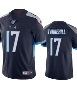 Tennessee Titans Ryan Tannehill Navy 100th Season Vapor Limited Jersey - Robokeg