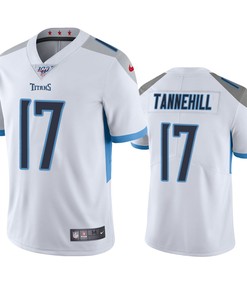 Tennessee Titans Ryan Tannehill White 100th Season Vapor Limited Jersey - Robokeg