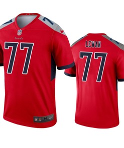 Tennessee Titans Taylor Lewan Red Inverted Legend Jersey - Robokeg