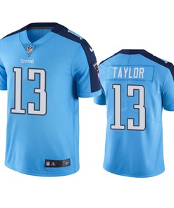 Tennessee Titans Taywan Taylor Light Blue Nike Color Rush Limited Jersey - Robokeg