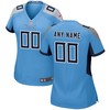 Tennessee Titans Womens Alternate Custom Game Jersey Light Blue Custom Jerseys Nfl - Robokeg