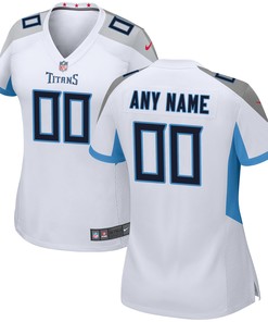 Tennessee Titans Womens Custom Game Jersey White Custom Jerseys Nfl - Robokeg