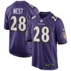 Terrance West Baltimore Ravens Nfl Draft Game Jersey Purple 2019 - Robokeg
