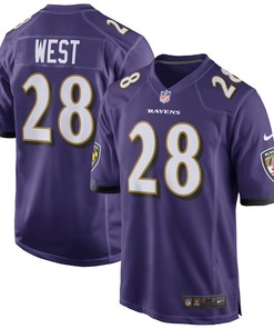 Terrance West Baltimore Ravens Nike Game Jersey - Purple - Robokeg