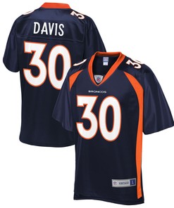 Terrell Davis Denver Broncos Nfl Pro Line Retired Player Jersey - Navy Nfl - Robokeg