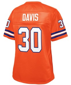 Terrell Davis Denver Broncos Nfl Pro Line Womens Retired Player Jersey - Orange - Robokeg