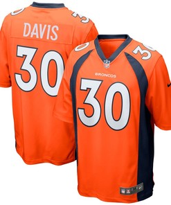 Terrell Davis Denver Broncos Nike Retired Player Game Jersey - Orange - Robokeg
