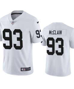 Terrell Mcclain Oakland Raiders White Vapor Limited Jersey - Robokeg