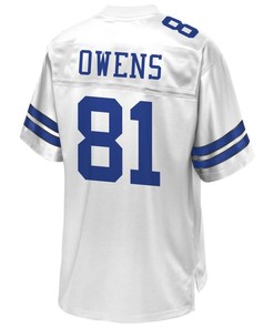 Terrell Owens Dallas Cowboys Nfl Pro Line Retired Team Player Jersey - White - Robokeg