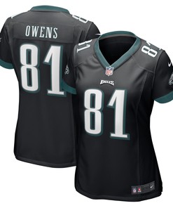 Terrell Owens Philadelphia Eagles Womens Retired Player Jersey - Black Nfl - Robokeg