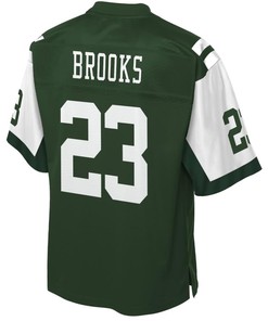 Terrence Brooks New York Jets Nfl Pro Line Team Color Player Jersey - Green - Robokeg