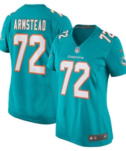 Terron Armstead Miami Dolphins Womens Game Jersey - Aqua Nfl - Robokeg