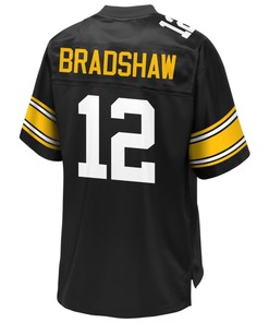 Terry Bradshaw Pittsburgh Steelers Nfl Pro Line Retired Player Jersey - Black - Robokeg
