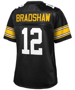 Terry Bradshaw Pittsburgh Steelers Nfl Pro Line Womens Retired Player Jersey - Black - Robokeg