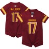Terry Mclaurin Washington Commanders Newborn & Infant Game Romper Jersey - Burgundy Nfl - Robokeg