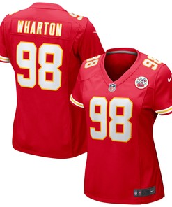 Tershawn Wharton Kansas City Chiefs Womens Game Jersey - Red Nfl - Robokeg