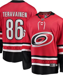 Teuvo Teravainen Carolina Hurricanes Fanatics Branded Home Premier Breakaway Player Jersey - Red Nhl - Robokeg