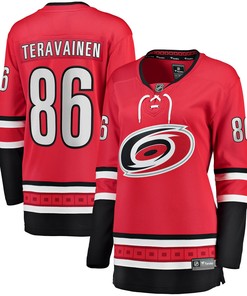 Teuvo Teravainen Carolina Hurricanes Fanatics Branded Womens Home Breakaway Player Jersey - Red Nhl - Robokeg