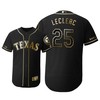 Texas Rangers #25 Jose Leclerc Mlb 2019 Golden Brandedition Black Jersey Gift For Rangers Fans - Robokeg